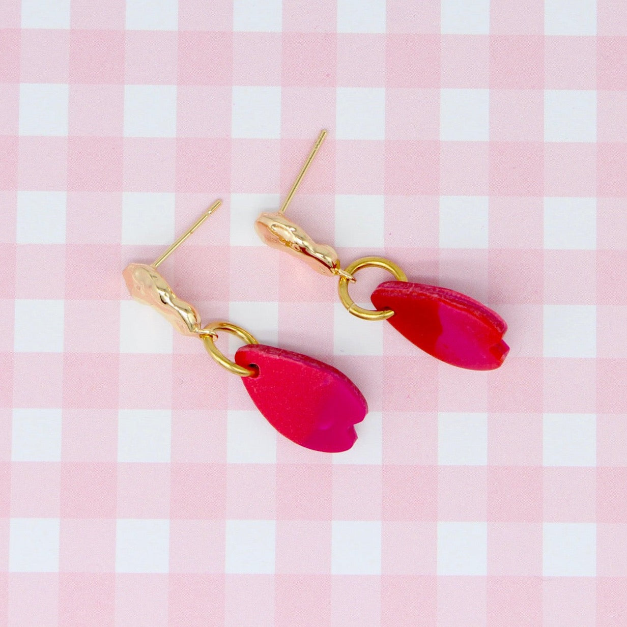 Fire Petal Jo Dangle Earrings