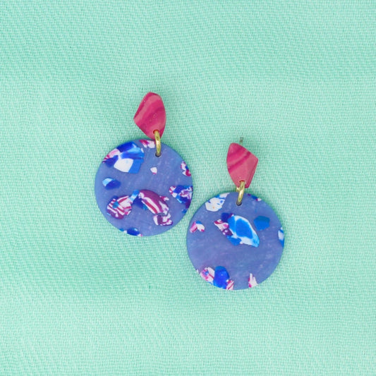 Pink Monet Hayley Dangle Earrings