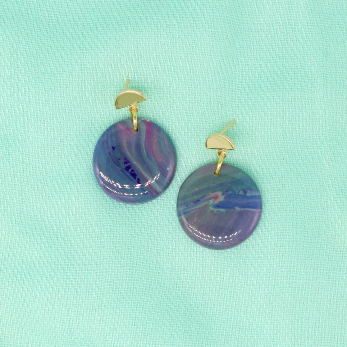 Marble Monet Hayley Dangle Earrings