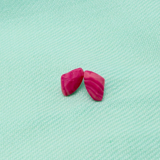 Pink Marble Gillian Stud Earrings