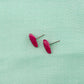 Pink Marble Gillian Stud Earrings
