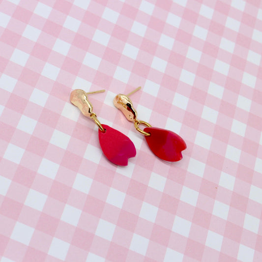 Fire Petal Jo Dangle Earrings