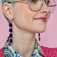 Cobalt Tess Dangle Earrings