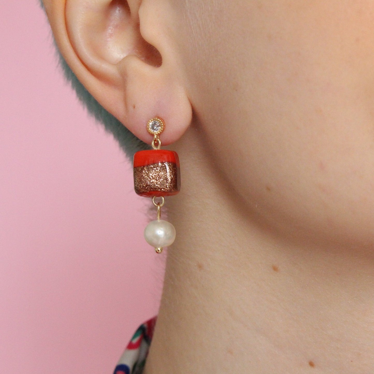 Autumn Sunset Beth Dangle Earrings