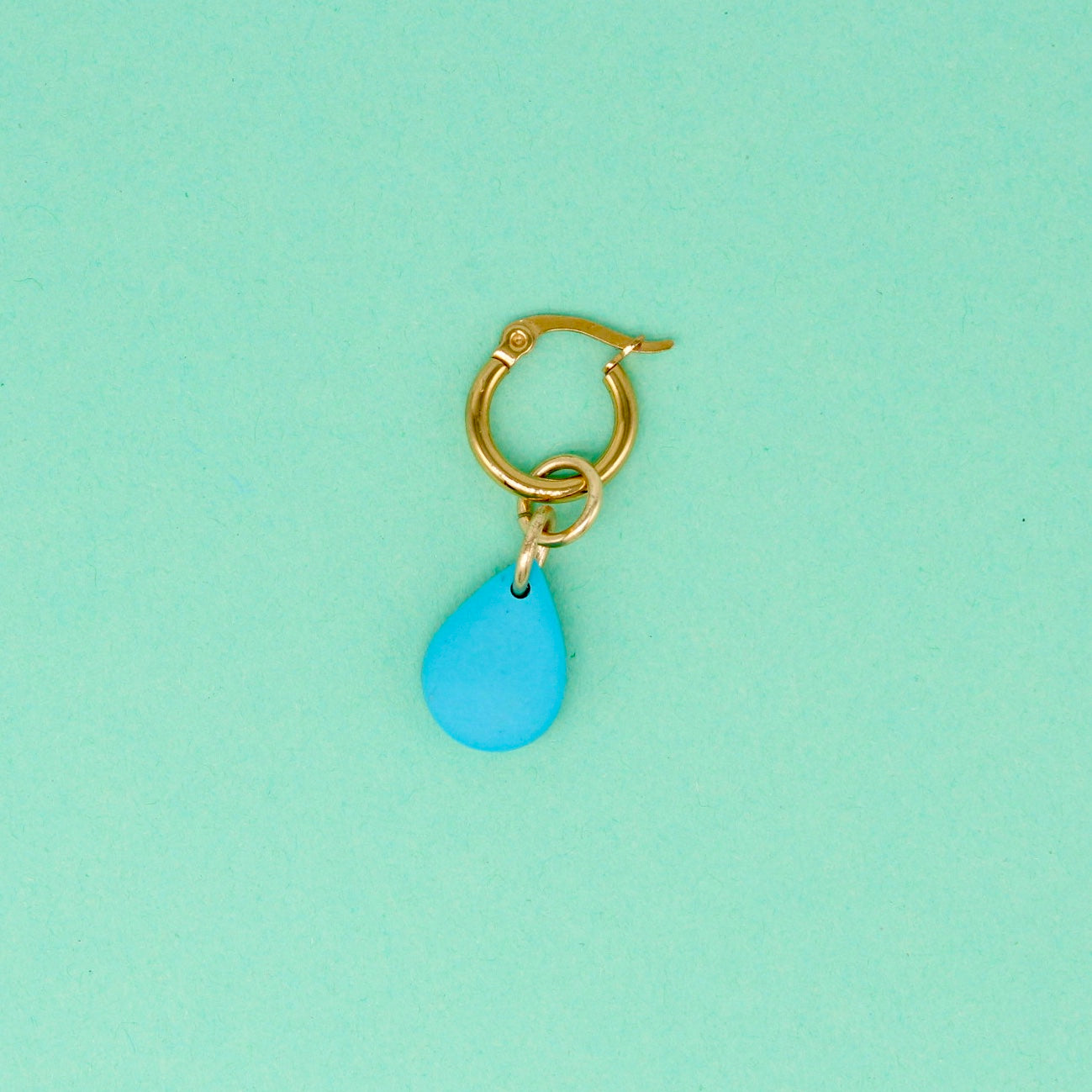 Turquoise Nerrisa Hoops - Super Moon London