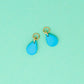 Turquoise Nerrisa Hoops - Super Moon London