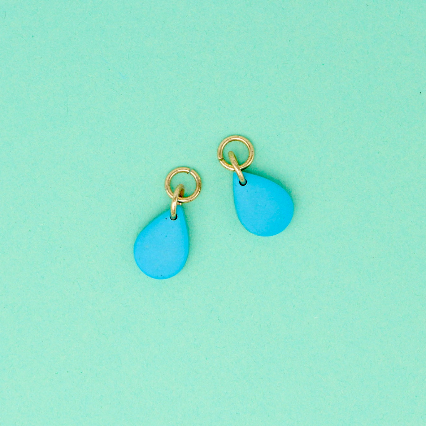 Turquoise Nerrisa Hoops - Super Moon London