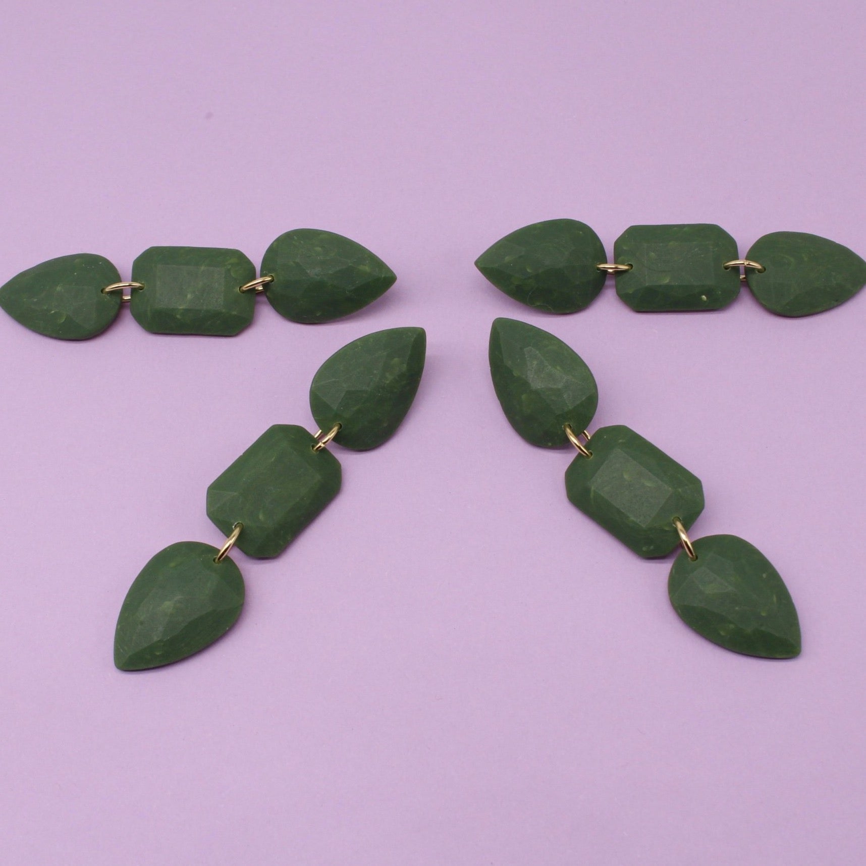 hypoallergenic jewellery - Serpentine Orla Dangles - Super Moon London