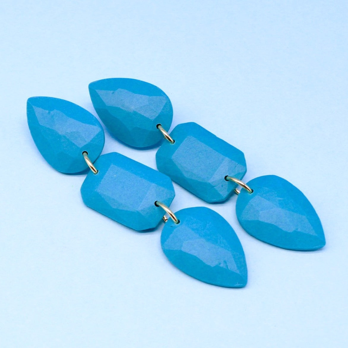 Turquoise Orla Dangles - Super Moon London